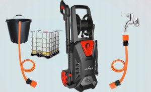 MYJKA CIŚNIENIOWA LEHMANN ZESTAW PATIO 10M ZWIJACZ 2200W 5