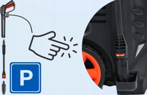 MYJKA CIŚNIENIOWA LEHMANN ZESTAW PATIO 10M ZWIJACZ 2200W 6