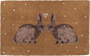 Wycieraczka wejściowa kokosowa Two Rabbits 75x45 cm 1