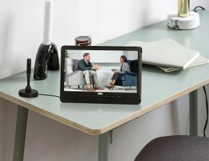 August Przenośny telewizor HD 10"odtwarzacz DVD DA383-DVB-T2 Mini LCD TV 2