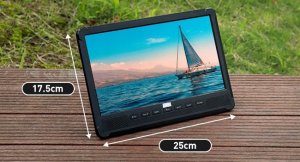 August Przenośny telewizor HD 10"odtwarzacz DVD DA383-DVB-T2 Mini LCD TV 3