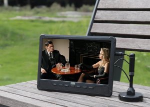 August Przenośny telewizor HD 10"odtwarzacz DVD DA383-DVB-T2 Mini LCD TV 5
