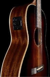 Harley Benton CLP-12SM BRS Solid Top Gitara Western z przetwornikiem 4