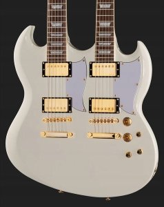 Harley Benton DC-Custom II 612 biała Gitara 6- i 12-strunowa Elektryczna 3