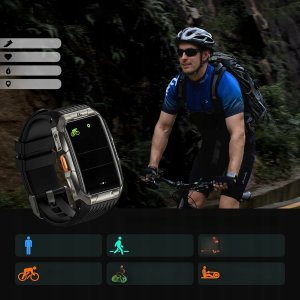 KOSPET Tank X2 Ultra Smartwatch GPS Fitness wodoszczelność 50 m Bluetooth 8