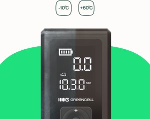 Greencell PowerBoost Air / Rozrusznik / Powerbank do samochodu z kompresorem 8000mAh 1000A Urządzenie rozruchowe 14