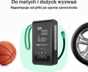 Greencell PowerBoost Air / Rozrusznik / Powerbank do samochodu z kompresorem 8000mAh 1000A Urządzenie rozruchowe 18
