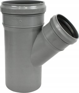 Trójnik PVC 110*075*45^ PP AMAX 1