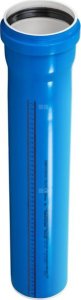 Rura  kanalizacji  UdBEM 160x4.9x500 ULTRA-dB niskoszumowa niebieska 1