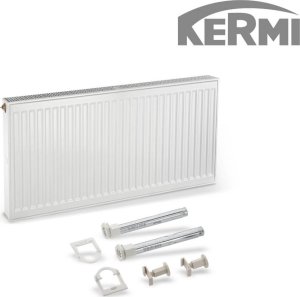 GRZEJNIK FTV 10 600/800 KERMI higieniczny Z ZAWIESZENIAMI 387WLEWY 3