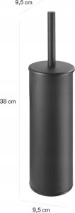Szczotka WC wysoka wolnostojąca / czarna 2