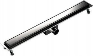 600 liniowe odwodnienie prysznicowe AQUA STEEL LA z rusztem szlifowanym SZGM (S) 1