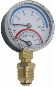 Termometr bimetaliczny przemysłowy model R52 radialny 1
