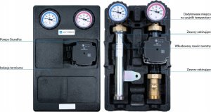 Grupa pompowa PrimoTherm K 180-1 DN25 GP, pompa Grundfos UPM3 Hybrid 5