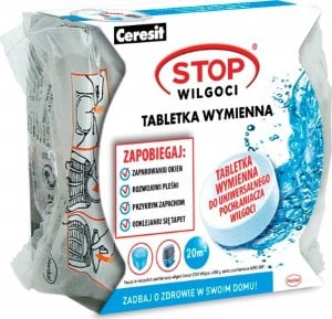 Ceresit STOP Wilgoci Uniwersalny Pochłaniacz Wilgoci, tabletka (DWZ) 1