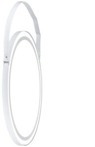 Lustro Okrągłe Fi65 Na Pasku Belt White Led 2