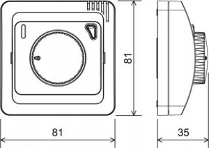 BT012 - Bezprzewodowy termostat elektroniczny (S) 4