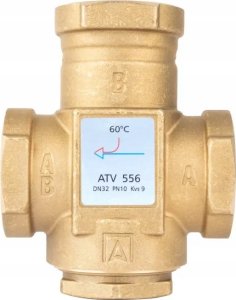 Afriso Zawór temperaturowy ATV 556, DN32, Rp1 1/4, kvs 9, 60°C (S)A 12