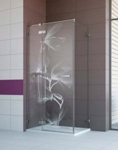 Drzwi prysznicowe NES DWJ I 80 Lewe Chrom/Przejrzyste 16