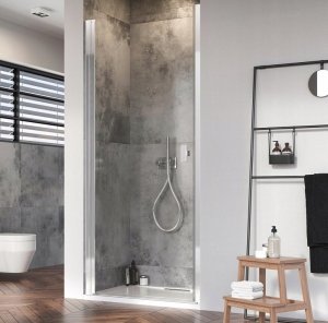 Drzwi prysznicowe NES DWJ I 80 Lewe Chrom/Przejrzyste 7