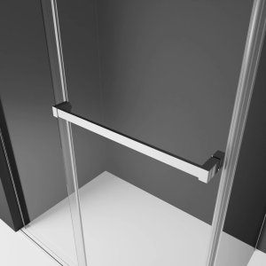 Ścianka do Furo Walk-in 594  kolor chrom, szkło przejrzyste, 8mm, easy clean 2
