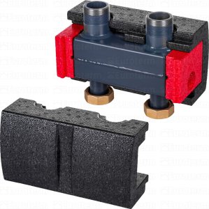 Sprzęgło hydrauliczne poziome DN25 do 120 kW z izolacją EPP. (DWZ) 1