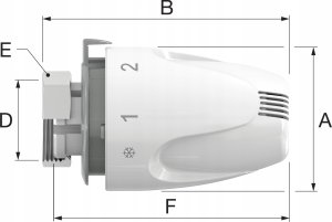 Głowica termostatyczna W6 M28x1,5 3