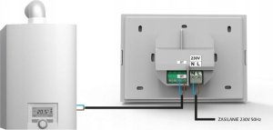 Tech Regulator pokojowy WiFi z komunikacją OpenTherm biały ST-2801 WiFi 4