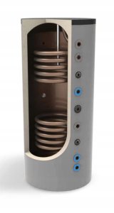 Zestaw 2 sztuk węży DN25 z nakrętkami 1/1 bez izolacji L= 1,00 5