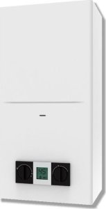 Przepływowy podgrzewacz wody Ferroli PEGASO ECO* 11 NG GZ50 - gazowy przepływowy podgrzewacz wody z wyświetlaczem LCD. Zakres mocy 8,1-18,9 kW (S) 8