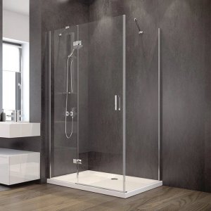 Besco VIVA kabina prostokątna przejrzyste szkło 100 x 80 x 195 lewa 9
