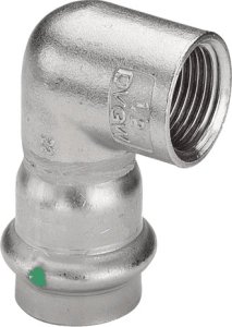 Viega Kolano 90° z SC 18 x 1/2 stal szlachetna - nierdze / blyszczacyŁącznik do rur 2