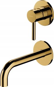 Bateria umywalkowa podtynkowa Y złoty (GL) 10
