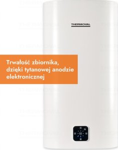 Aqua Ti-50 L-W - Elektryczny ogrzewacz pojemnościowy 50 L ze sterowaniem WIFI, obudowa SlimTHERMOVAL 4