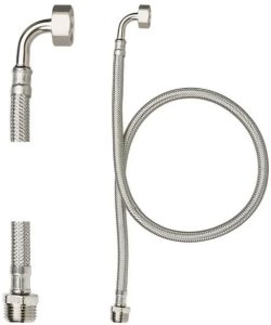 Zestaw 2 sztuk - wąż bez otuliny DN20 z końcówkami NO1 / NO1 L=500 (S) 2