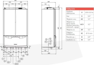 Kocioł 2-fun.kondens - VICTRIX EXTRA 28 4