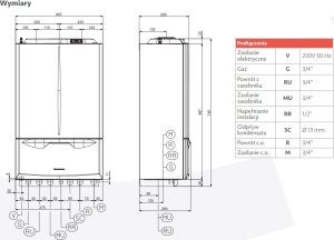 Pakiet 1-fun.kondens. wersja standard - kocioł EXTRA 24 + zasobnik UBS100V3 + sonda kontaktowakotły wiszące 5