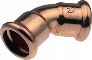 Kolano 45° Copper - 15 (S)KAN-THERM 1