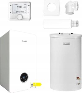 Piec gazowy Junkers Pakiet 1-fun.kondens - Cerapur GC5700iW24P + WST120 + 2581 + CW400 2