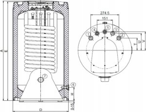 Pakiet 1-fun.kondens. wersja standard - kocioł EXTRA 24 + zasobnik UBS125V3 + sonda kontaktowakotły wiszące 8