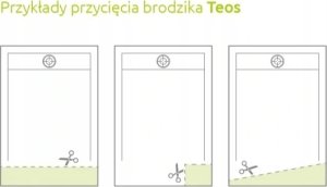 Brodzik Kyntos F 130x90 cemento 12