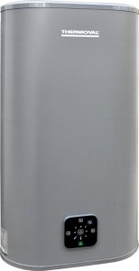 Aqua Ti-100 L-G - Elektryczny ogrzewacz pojemnościowy 100 L ze sterowaniem WIFI, obudowa Slim, kolor szaryTHERMOVAL 1