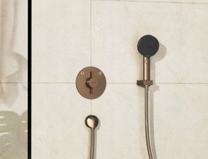 Hansgrohe DuoTurn S Bateria z mieszaczem do 2 odbiorników, podtynkowa; Kolor Brąz Szczotkowany 3