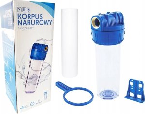 Zestaw: Korpus narurowy 1’’ kompletny z kluczem, płytką i wkładem PS10 2