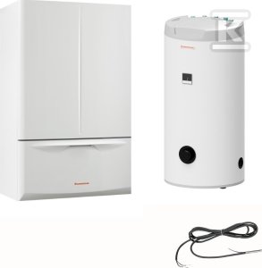 Pakiet 1-fun.kondens. wersja standard - kocioł EXTRA 35 + zasobnik UBS125V3 + sonda kontaktowa 1