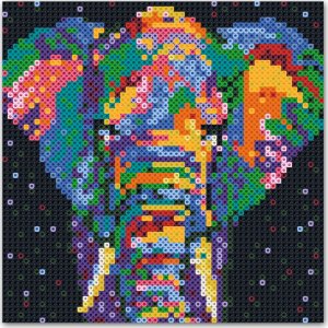 ses creative SES BeedzArt koraliki Fantazyjny słoń 06012 60121 3