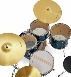 Zestaw Perkusyjny Millenium MX422 Standard Set BL Wszechstronny Niebieski 10