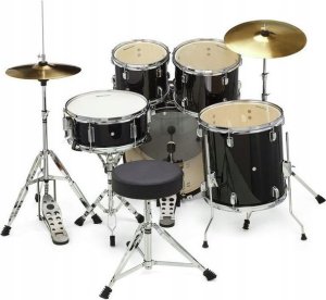 Millenium Focus 18 Drum Set Zestaw Perkusyjny Dla Początkujących Czarny 2