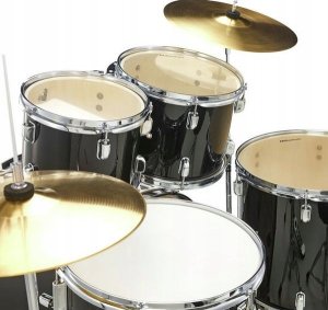 Millenium Focus 20 Drum Zestaw Perkusyjny Dla Początkujących Czarny Nowy 14