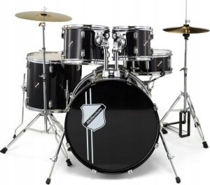 Millenium Focus 20 Drum Zestaw Perkusyjny Dla Początkujących Czarny Nowy 2